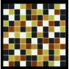 Glass mosaic for tub surround, vanity top, shower wall and floor
