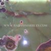 dark green onyx tiles