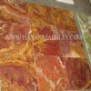 red onyx tiles