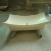 Cream marble vessel (basins,vessel)