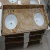 yellow galaxy vanity top
