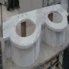 volakas white marble vanity top
