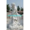 White marble stone statue for garden vi