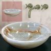 White Onyx Marble Sink