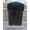 black gravestone