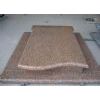red granite headstone