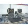 grey granite headstone