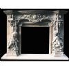 granite&marble fireplace