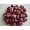 red pebble, green pebble, yellow pebble, pink pebble, chocolate pebble