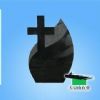 European China black granite tombstones