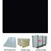Pore crystallized glass panel (black)