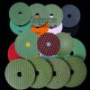 Diamond dry polishing pad