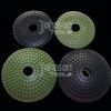 Diamond convex polishing pad