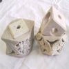 Carved Soapstone Candle Holder