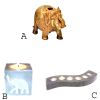 Indian Soapstone Candle