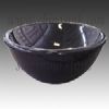 Absolute black drop in sink