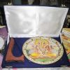 Marble Hand Painting Plate