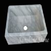 Imported Carrara marble Kitchen Sink