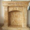 Marble fireplace