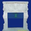 Hunan White marble fireplace