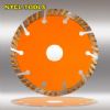 Diamond saw blade--Slanted segmented Turbo