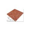 Filled&Polished red travertine mosaic