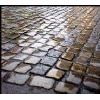 Old sandstone paving