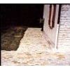Old sandstone paving