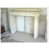 Old stone fireplace surround