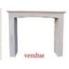 Old stone fireplace surround