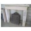 Old stone fireplace surround