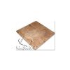 Brown travertine-antiquated