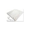 Polished white travertine-vein cut