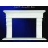White Marble Fireplace