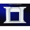 White Marble Fireplace