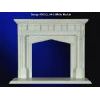 White Marble Fireplace