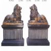 Bronze Lion on Black Marble Base (SL401) Bronze Lion on Black Marble Base (SL401)