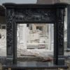 Black Marble Fireplace with Elephant Design (LY012) Black Marble Fireplace with Elephant Design (LY012)