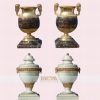 Marble & Bronze Inlay-- Pot Marble & Bronze Inlay-- Pot