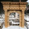 Yellow Marble Fireplace (MQ24)