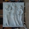 Three Graces Marble Relief MRL-002