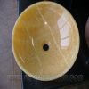 Marble Sink & Basin (Yellow Onyx)