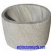 Cream Marble bathtub-MTUB-006