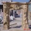 Limestone Fireplace Mantle (QY-LS059)