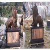 Bronze Lion on Marble Base (SL601) Bronze Lion on Marble Base (SL601)