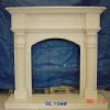 Chinese Limestone Fireplace Mantel