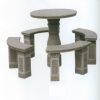 Stone Table And Bench