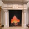 Stone Fireplace