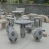 Garden Stone Table Blench chair Stone (FB-FT006)