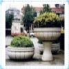 White Marble Flower Spot